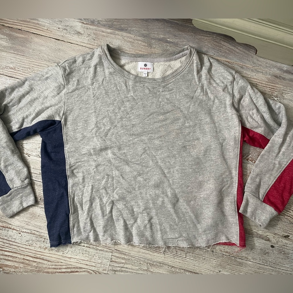 Sundry colorblock sweatshirt